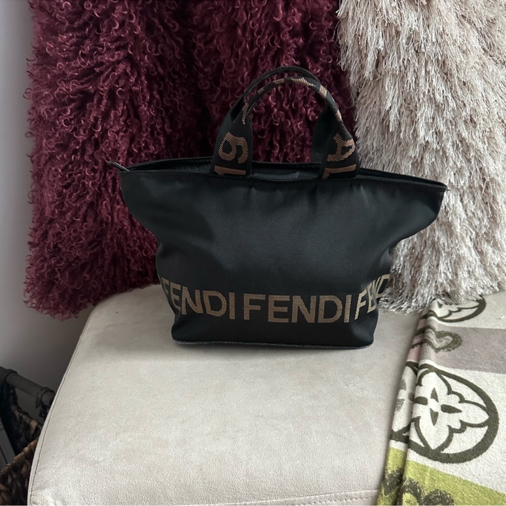 Fendi Authentic Canvas Small Tote